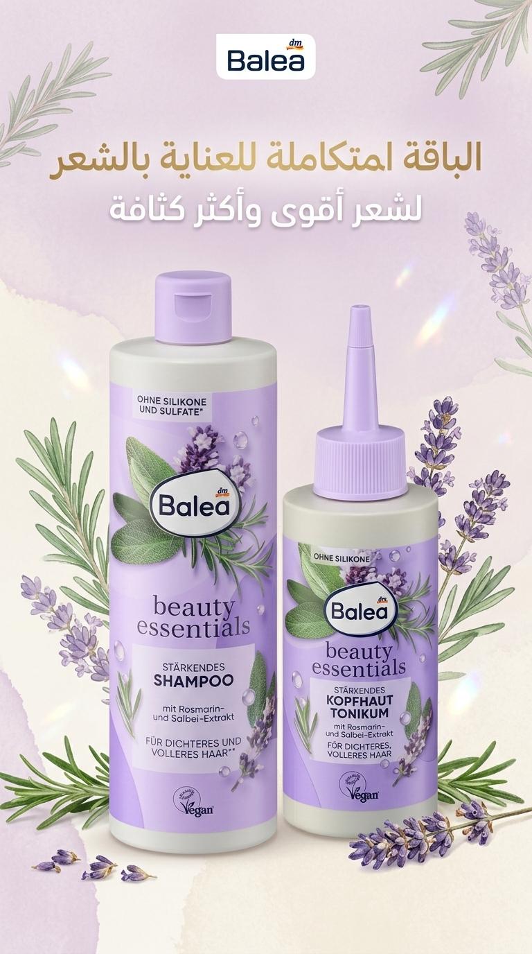 Balea Chopoing à la Khzama – Soin Fortifiant pour Cheveux