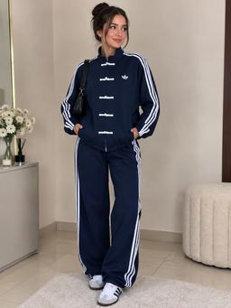 Adidas Mandarin Collar Button Tracksuit — photo 1