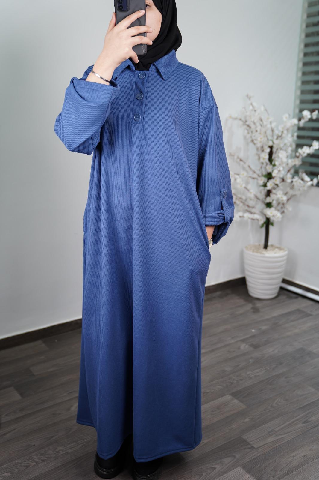 Robe andalous oversize unie