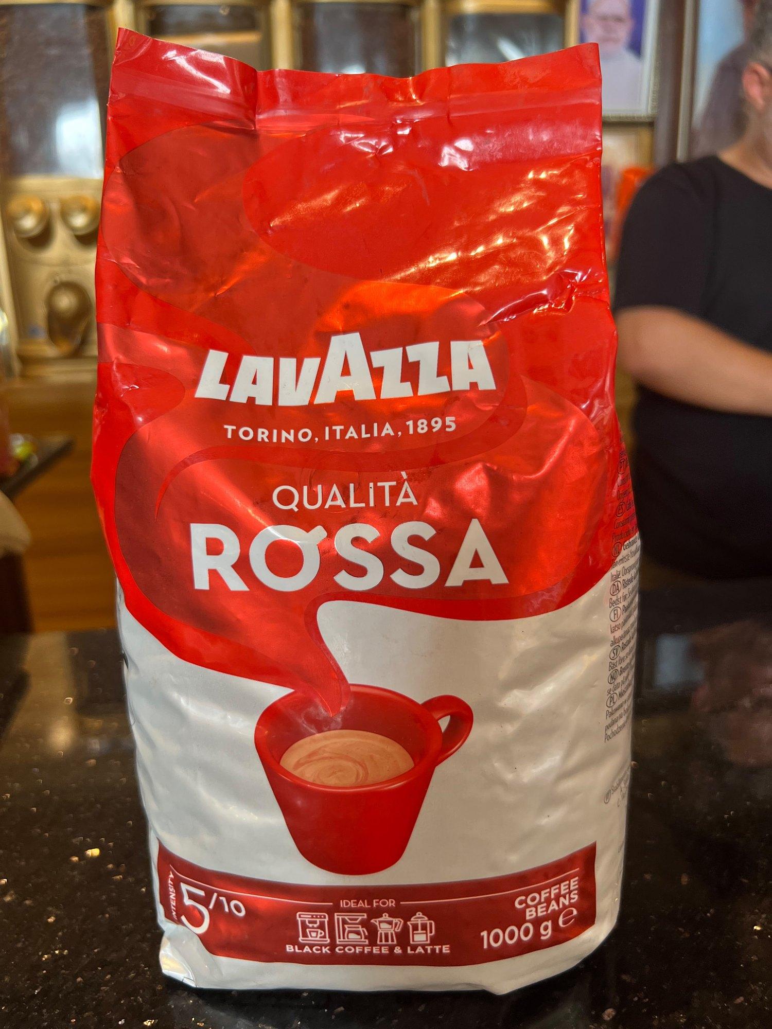 Café en grains Lavazza Qualità Rossa 1kg