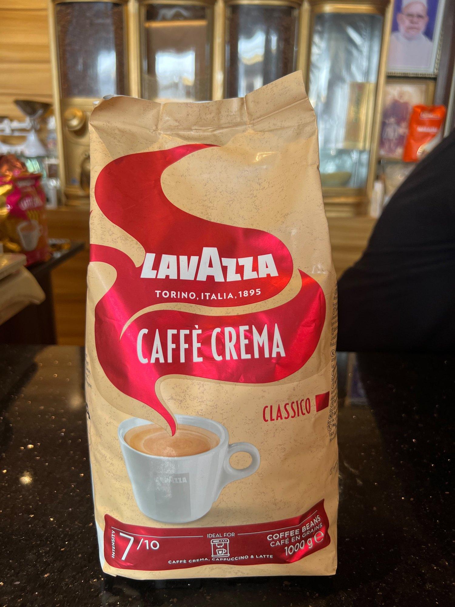 Café en grains Lavazza Caffè Crema Classico 1kg