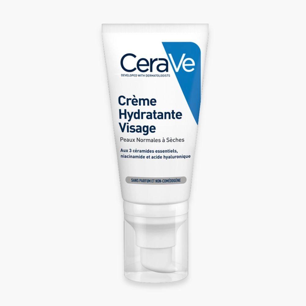 CeraVe Crème Hydratante Visage Peaux Normales à Sèches