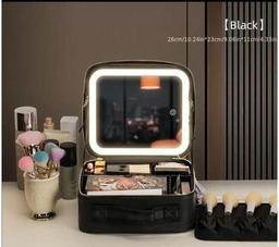 Trousse de maquillage avec miroir LED et éclairage tactile — photo 3