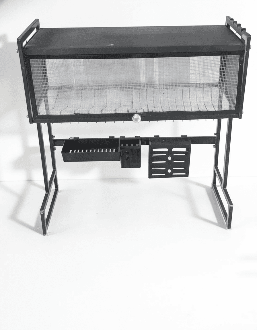 Étagère de rangement cuisine noire WJ-XWJ-85-BK