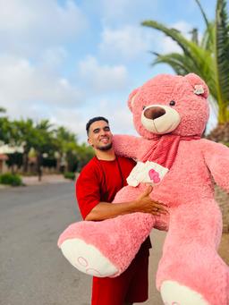 Ours en peluche géant rose 170 cm — photo 4
