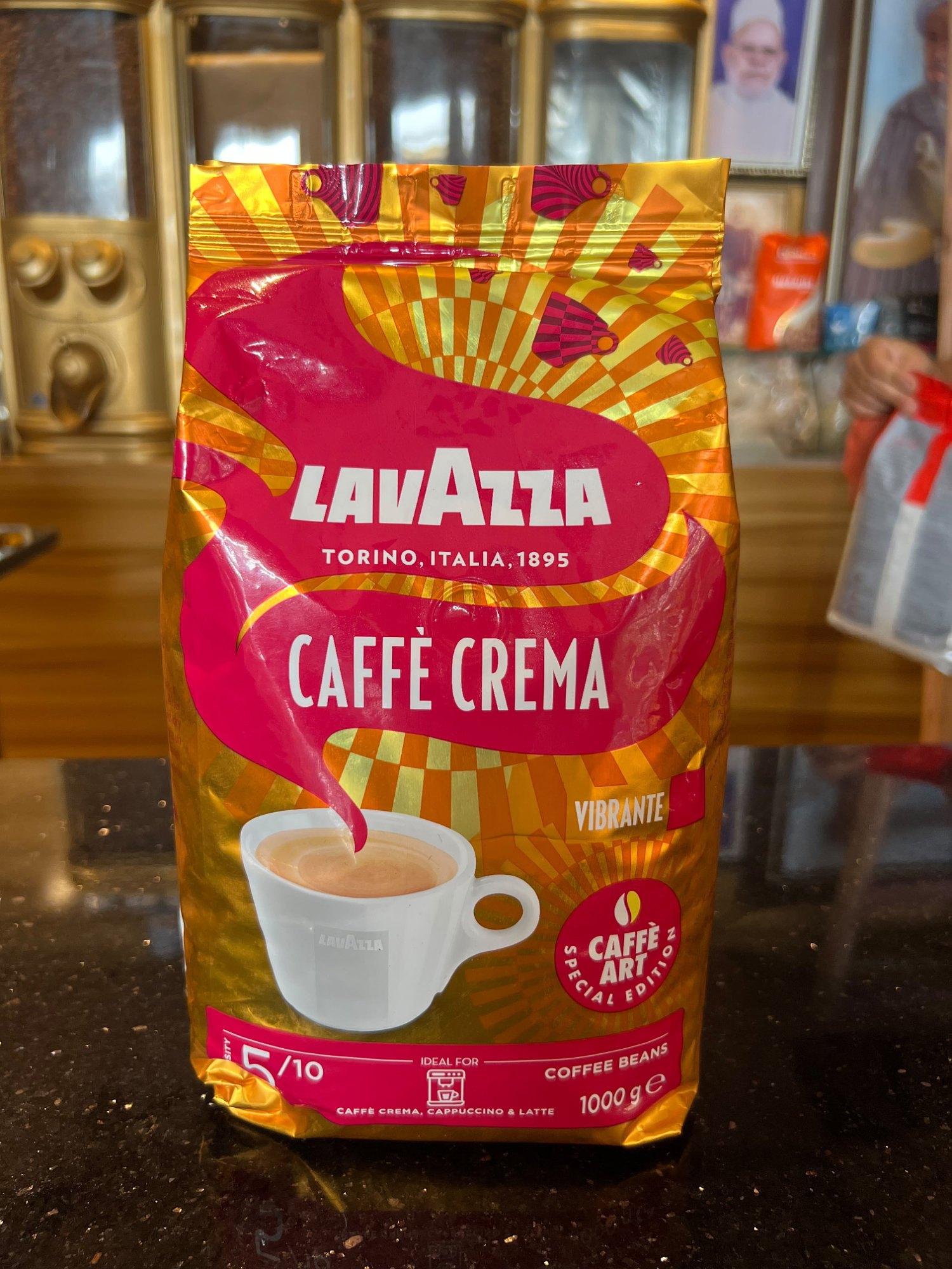 Café en grains Lavazza Caffè Crema Vibrante 1kg