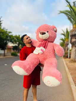 Ours en peluche géant rose 170 cm — photo 3
