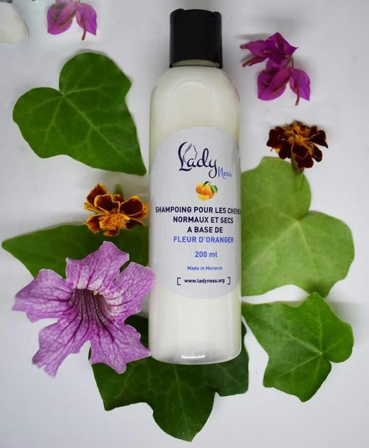 Shampoing Ladyness 200 ml, jasmin ou fleur d'oranger