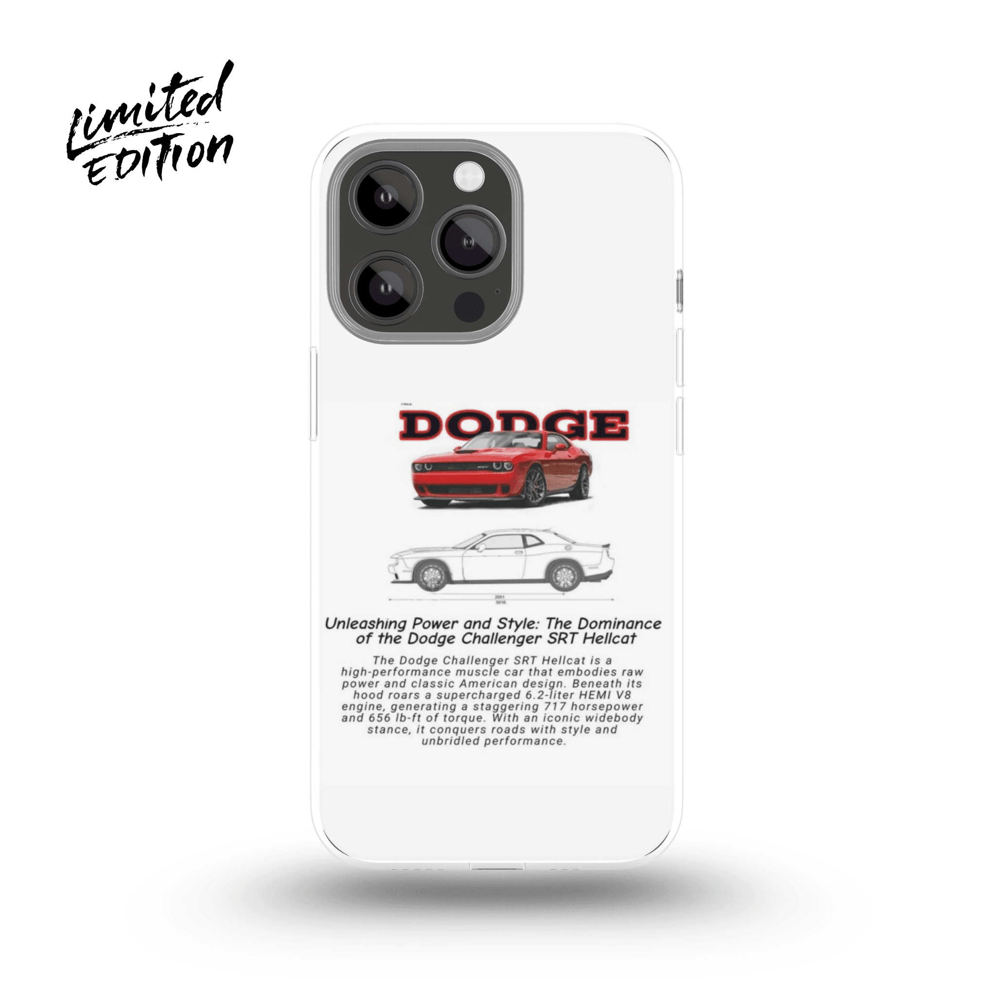 Dodge Phone Case (Red)  - Limited Edition