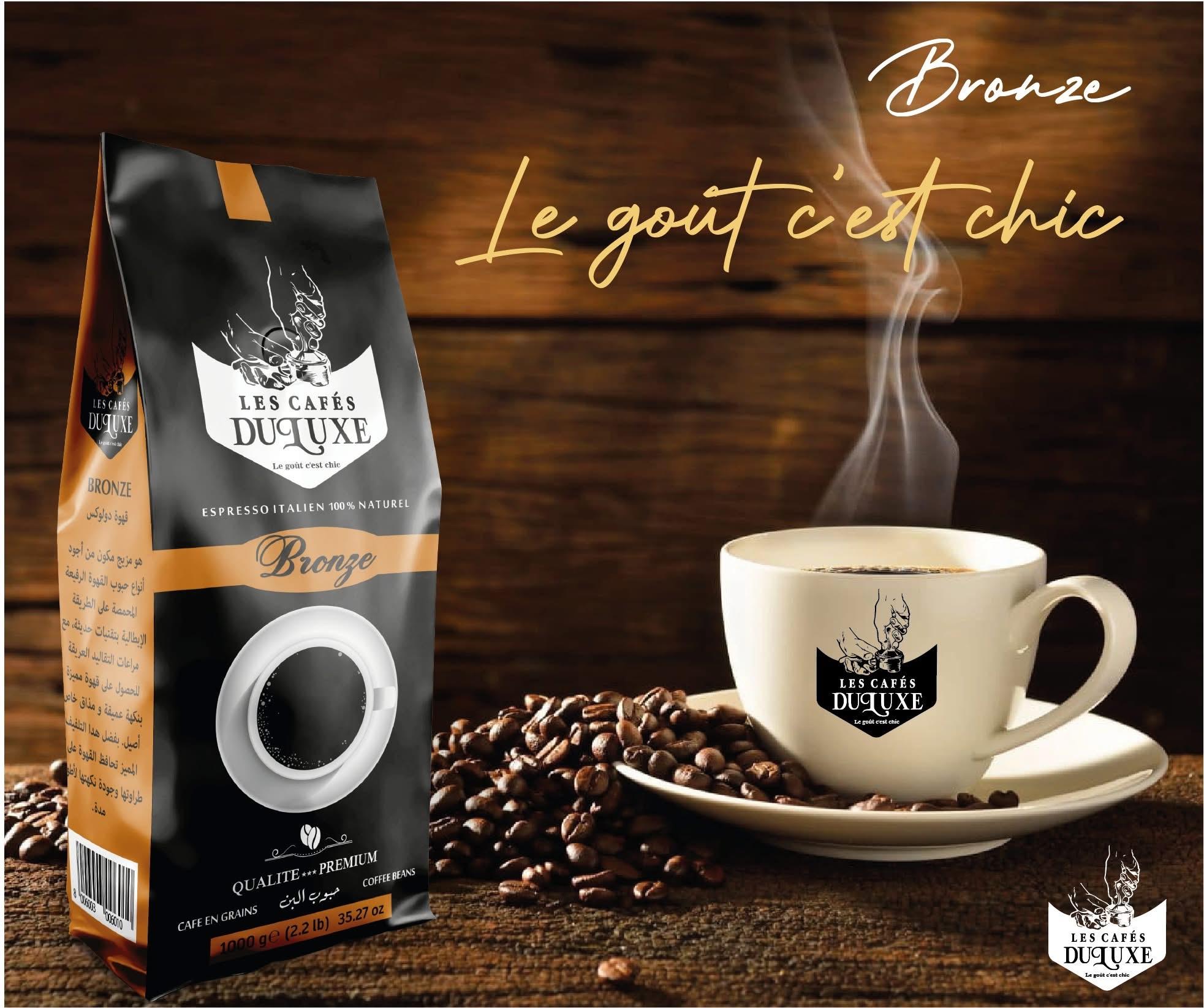 Café en Grains Bronze Les Cafés DuLuxe