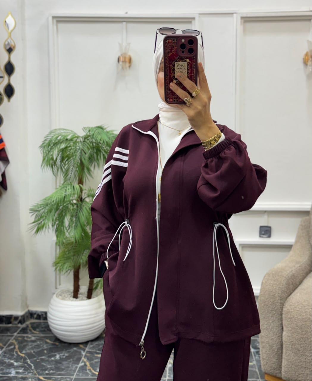 Ensemble veste zippée et pantalon