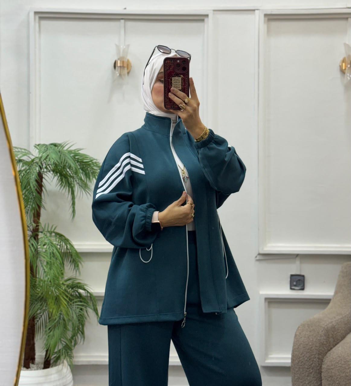 Ensemble veste zippée et pantalon
